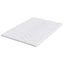 Madras topper Hvid 140 x 190 cm Strikket stof