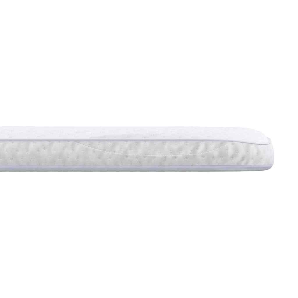 Madras topper Hvid 200 x 200 cm Strikket stof