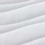 Madras topper Hvid 80 x 200 cm Strikket stof