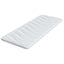 Madras topper Hvid 80 x 200 cm Strikket stof