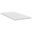 Madras topper Hvid 90 x 190 cm Strikket stof