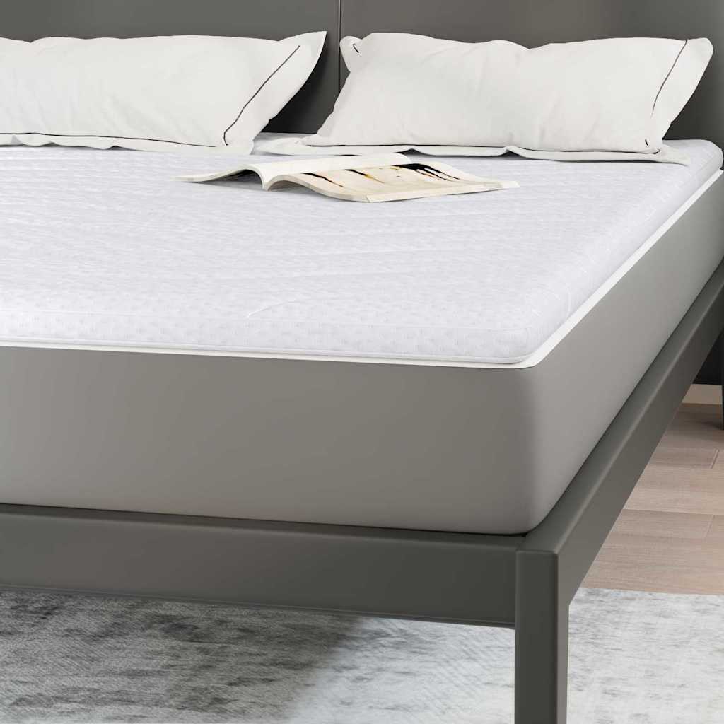 Madras topper Hvid 140 x 200 cm Strikket stof