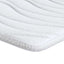 Madras topper Hvid 180 x 200 cm Strikket stof