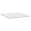 Madras topper Hvid 180 x 200 cm Strikket stof