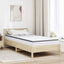 Madras Medium blød 90 x 190 cm Hvid og Grå