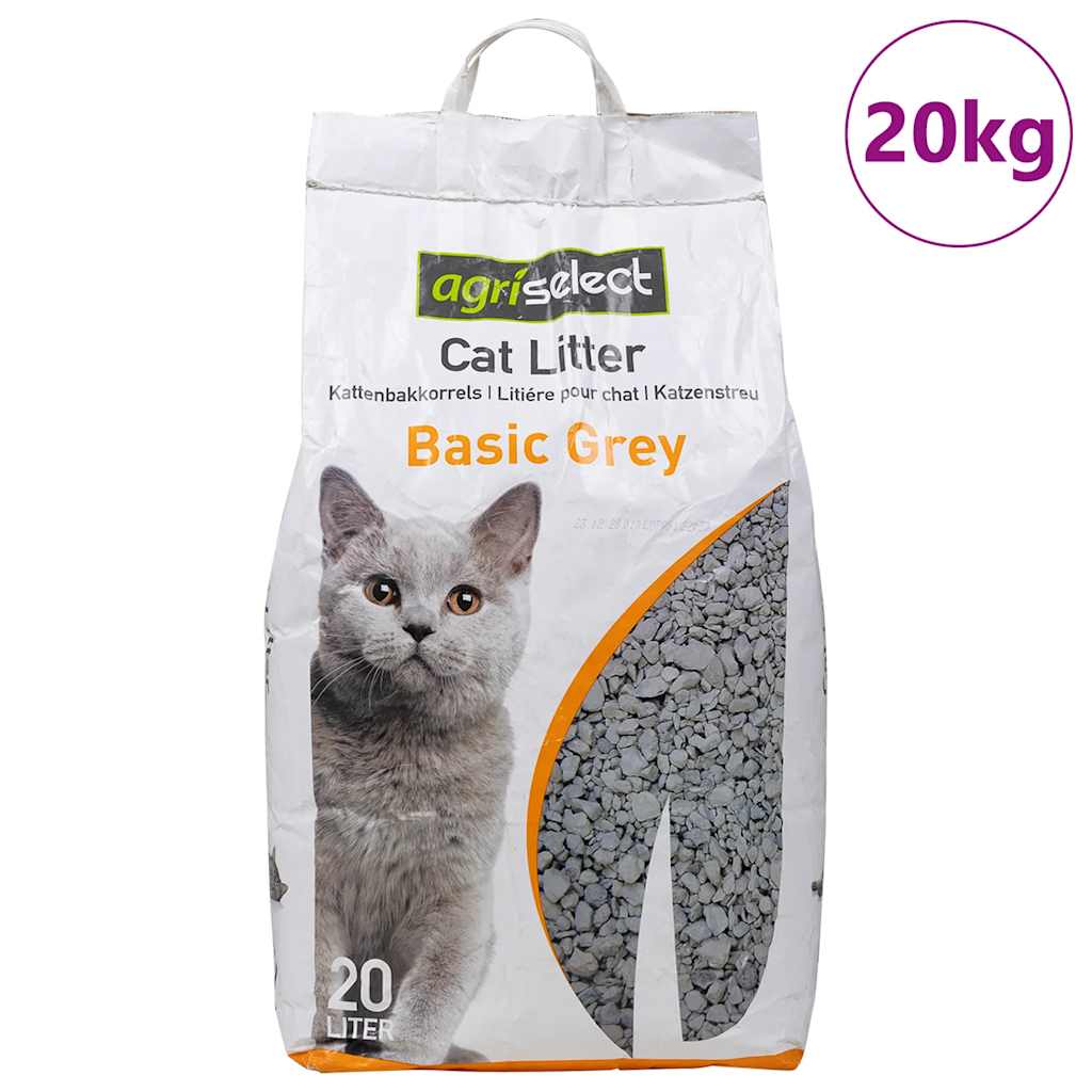kattegrus med babypudderduft bentonit 20L billede