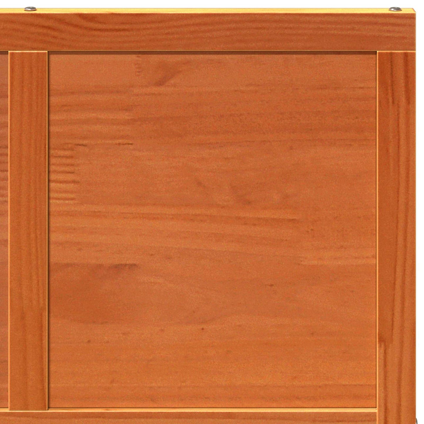 Ladedør Voksbrun 80 x 208 cm Massivt fyrretræ