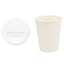 kaffekopper af papir med låg 1000 stk. 8oz 200ml