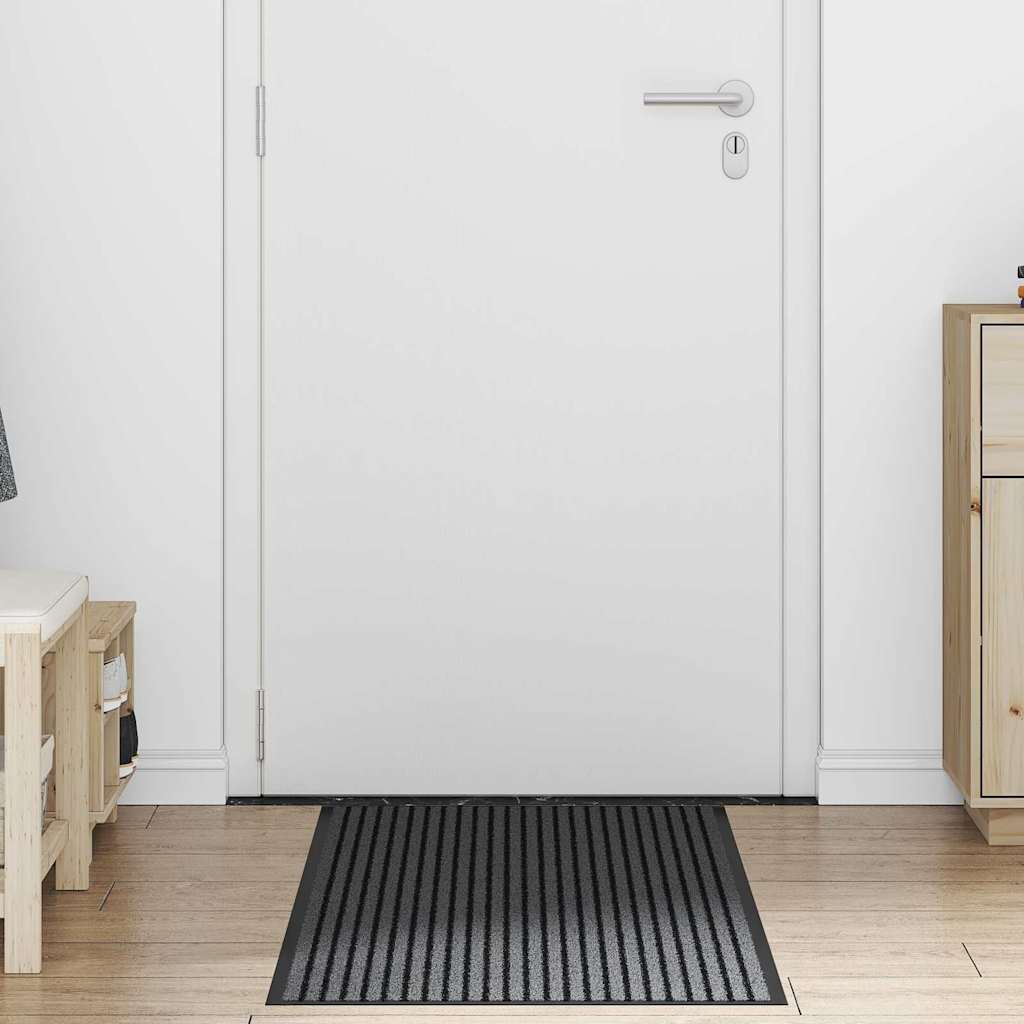Dørmåtte Sort 60 x 180 cm Polypropylen