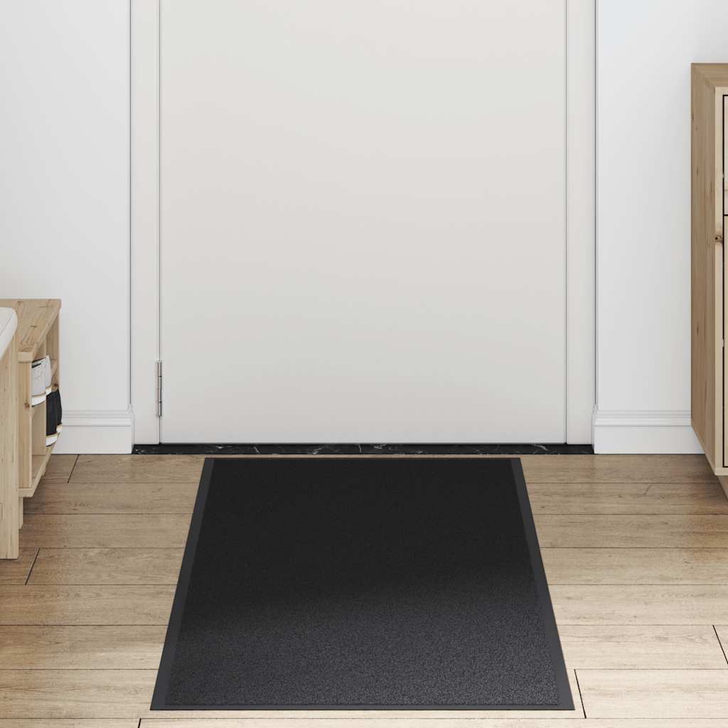 dørmåtte 60x150 cm sort