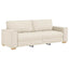 Sofa Sæt 3 stk. Beige Linned-blandet stof