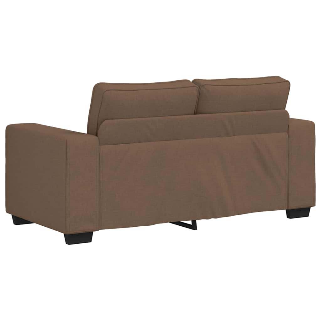 3-delt sofasæt med hynder brunt stof