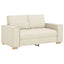 Sofa 2 stk. Beige Linned-blandet stof