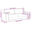Sofa 2 stk. Beige Linned-blandet stof