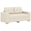 Sofa 2 stk. Beige Linned-blandet stof