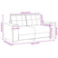 Sofa 2 stk. Beige Linned-blandet stof