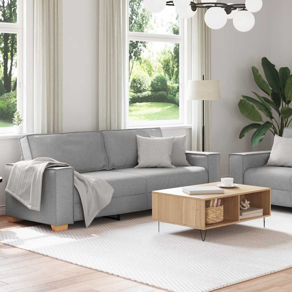 sofasæt 2 dele med hynder stof skygrå