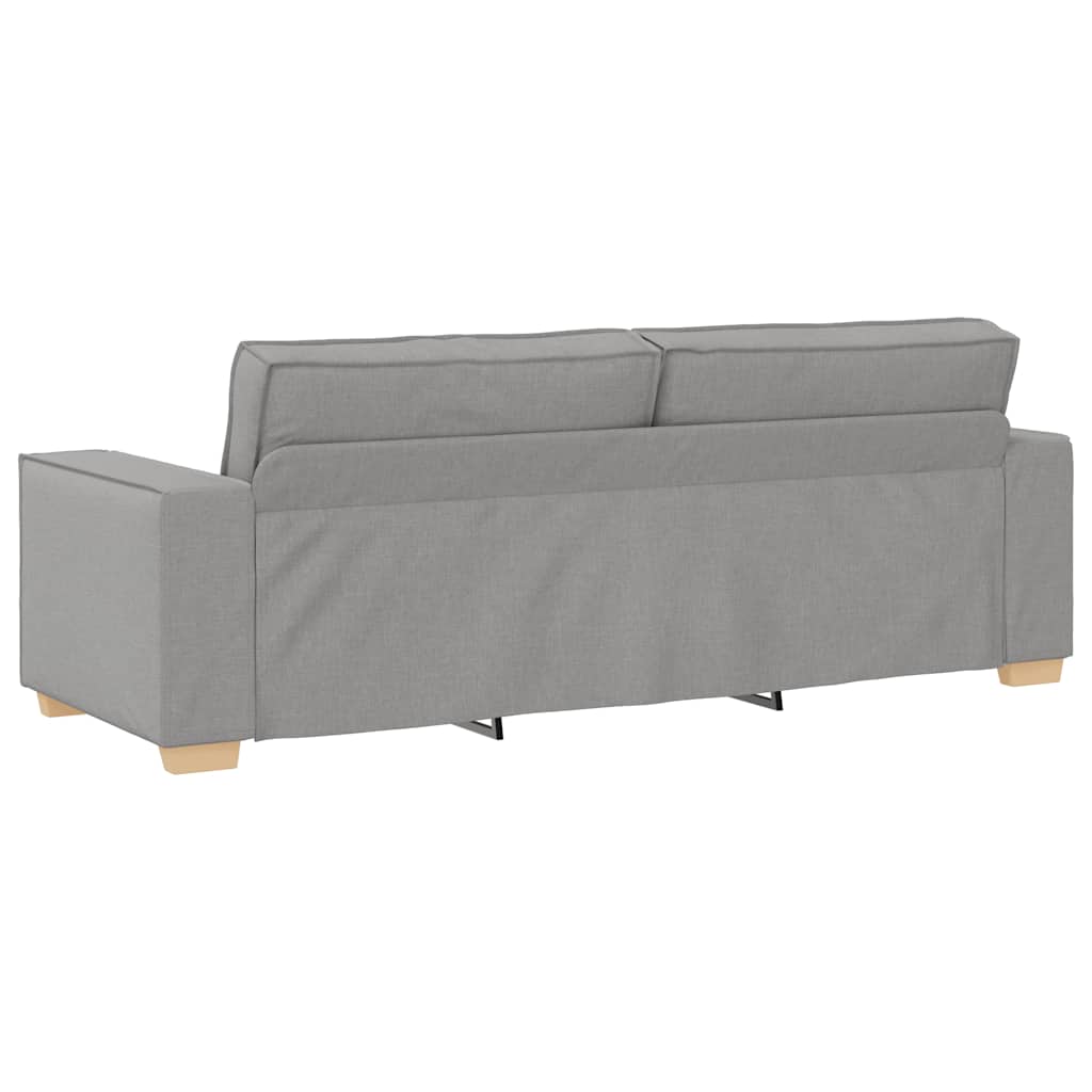 sofasæt 2 dele med hynder stof skygrå