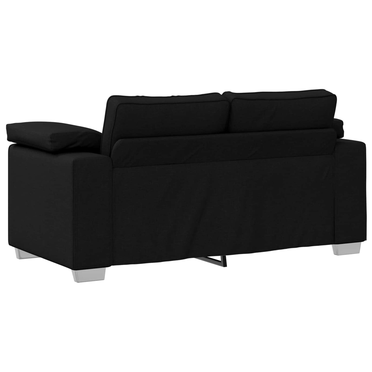 Sofa 2 stk. Sort Stof