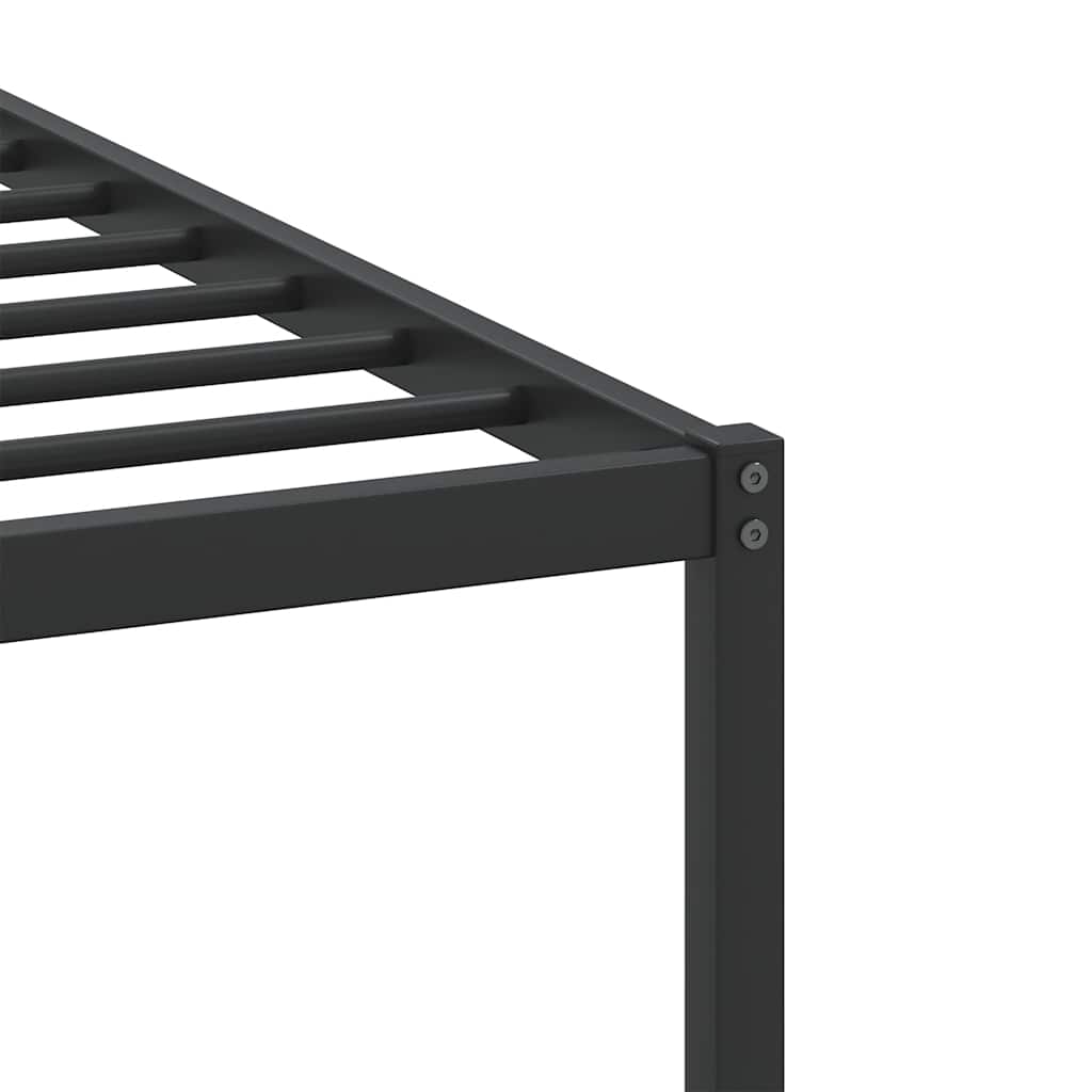 sengeramme 90x190 cm uden madras konstrueret træ røget eg