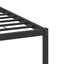 sengeramme 150x200 cm uden madras konstrueret træ røget eg