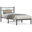 sengeramme 90x200 cm uden madras konstrueret træ sonoma-eg