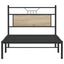 sengeramme uden madras 107x203 cm konstrueret træ sonoma-eg
