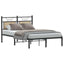 sengeramme 120x190 cm uden madras konstrueret træ sonoma-eg