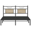 sengeramme 150x200 cm uden madras konstrueret træ sonoma-eg