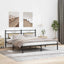 sengeramme 160x200 cm uden madras konstrueret træ sonoma-eg