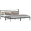sengeramme uden madras 193x203 cm konstrueret træ sonoma-eg