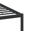 sengeramme 137x190 cm uden madras konstrueret træ brunt eg
