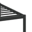 sengeramme 160x200 cm uden madras konstrueret træ brunt eg