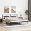sengeramme uden madras 183x203 cm konstrueret træ brunt eg