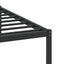sengeramme uden madras 183x203 cm konstrueret træ brunt eg