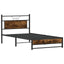 sengeramme uden madras 107x203 cm konstrueret træ røget eg