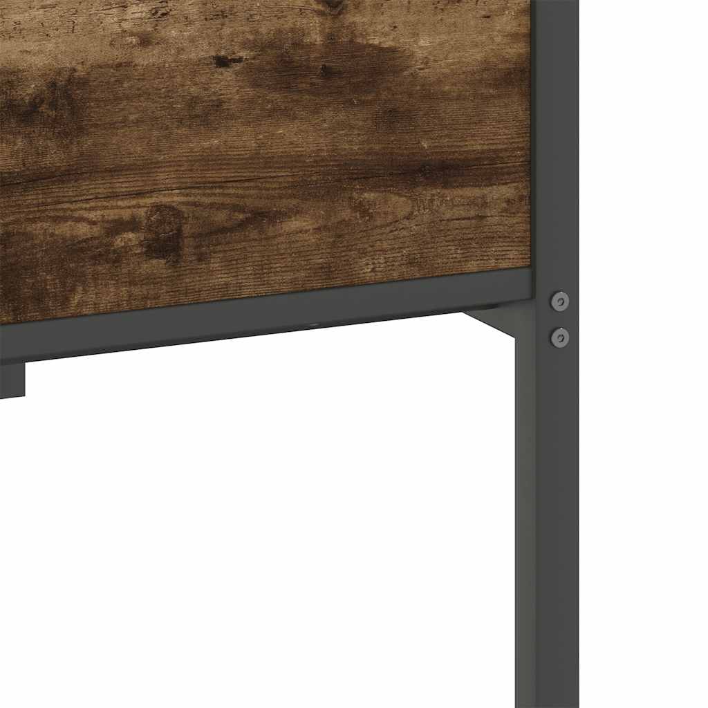 sengeramme uden madras 107x203 cm konstrueret træ røget eg
