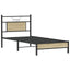 sengeramme 75x190 cm uden madras konstrueret træ sonoma-eg
