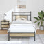 sengeramme 75x190 cm uden madras konstrueret træ sonoma-eg