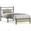 sengeramme 80x200 cm uden madras konstrueret træ sonoma-eg