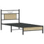 sengeramme 80x200 cm uden madras konstrueret træ sonoma-eg