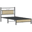 sengeramme 100x190 cm uden madras konstrueret træ sonoma-eg