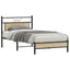 sengeramme 100x200 cm uden madras konstrueret træ sonoma-eg