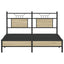 sengeramme 140x190 cm uden madras konstrueret træ sonoma-eg