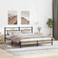 sengeramme 160x200 cm uden madras konstrueret træ sonoma-eg