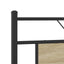 sengeramme uden madras 183x203 cm konstrueret træ sonoma-eg