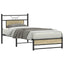 sengeramme 80x200 cm uden madras konstrueret træ sonoma-eg