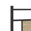 sengeramme 80x200 cm uden madras konstrueret træ sonoma-eg