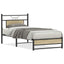 sengeramme 90x190 cm uden madras konstrueret træ sonoma-eg