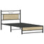 sengeramme 100x190 cm uden madras konstrueret træ sonoma-eg